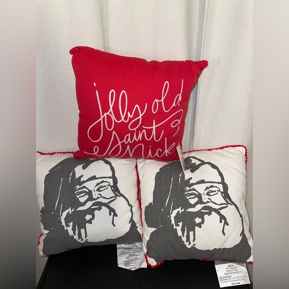 3 Santa Claus Pillows - Target Bullseye section - Picture 1 of 5